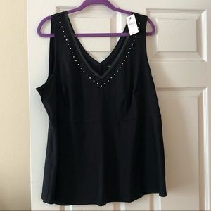 NWT Lane Bryant Peplum Top